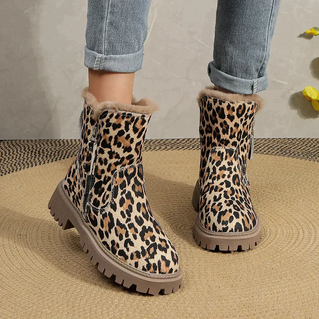 Safari | Bottes d'hiver élégantes et fourrées