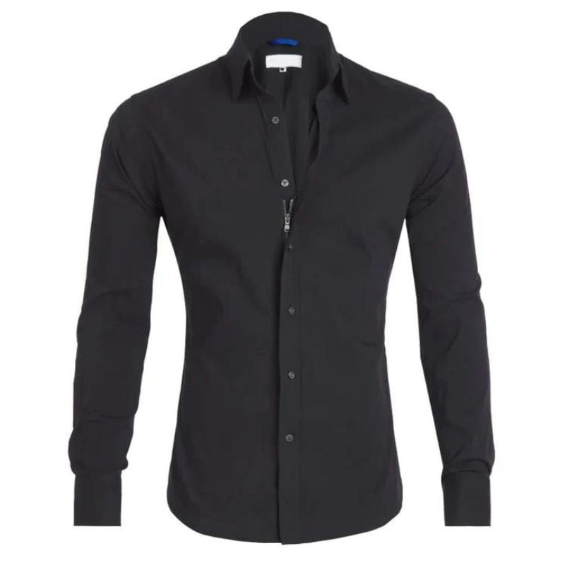 Milan™ | CHEMISE ZIPPÉE INFROISSABLE